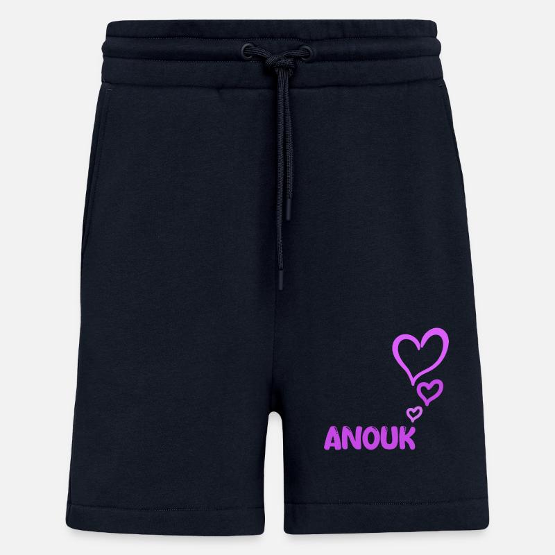 Cadeau pour Anouk - Short bio décontracté fabriqué en UE - DARK NAVY