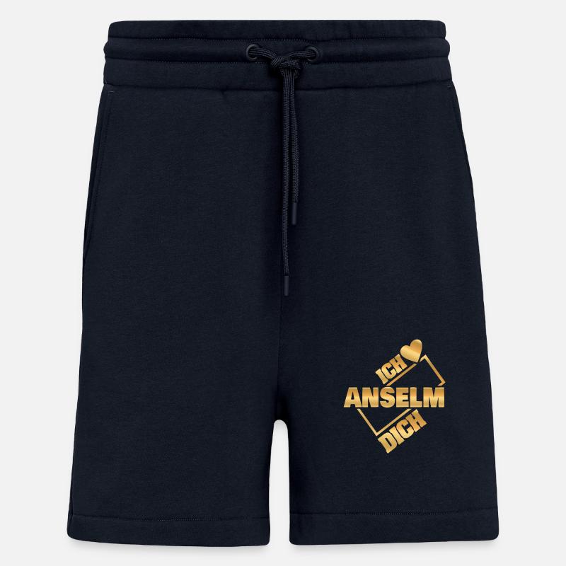 Couple Anselme - Short bio décontracté fabriqué en UE - DARK NAVY