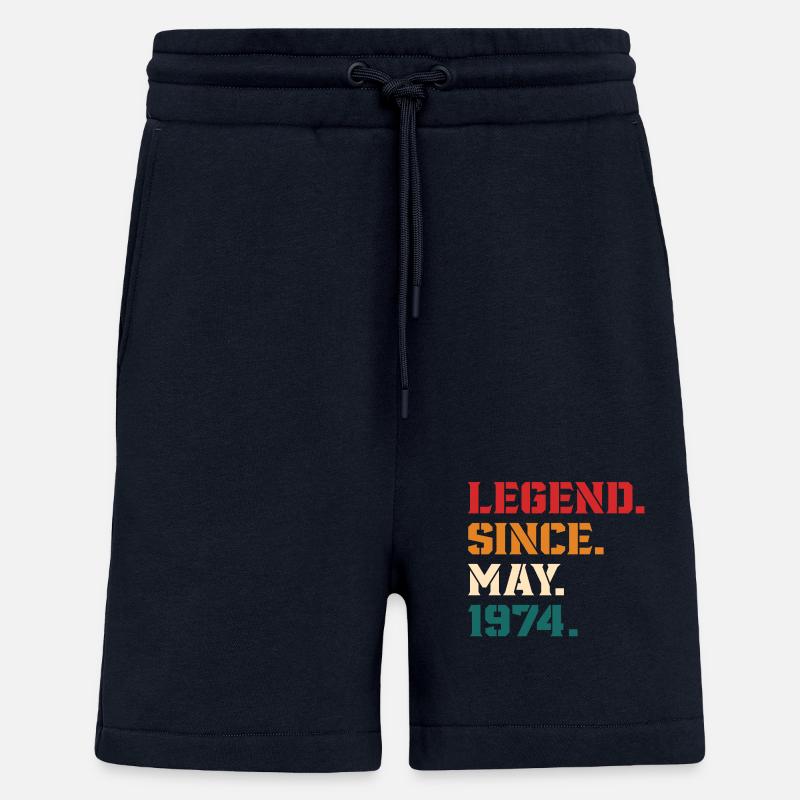 Legend Since May 1974 - Short bio décontracté fabriqué en UE - DARK NAVY