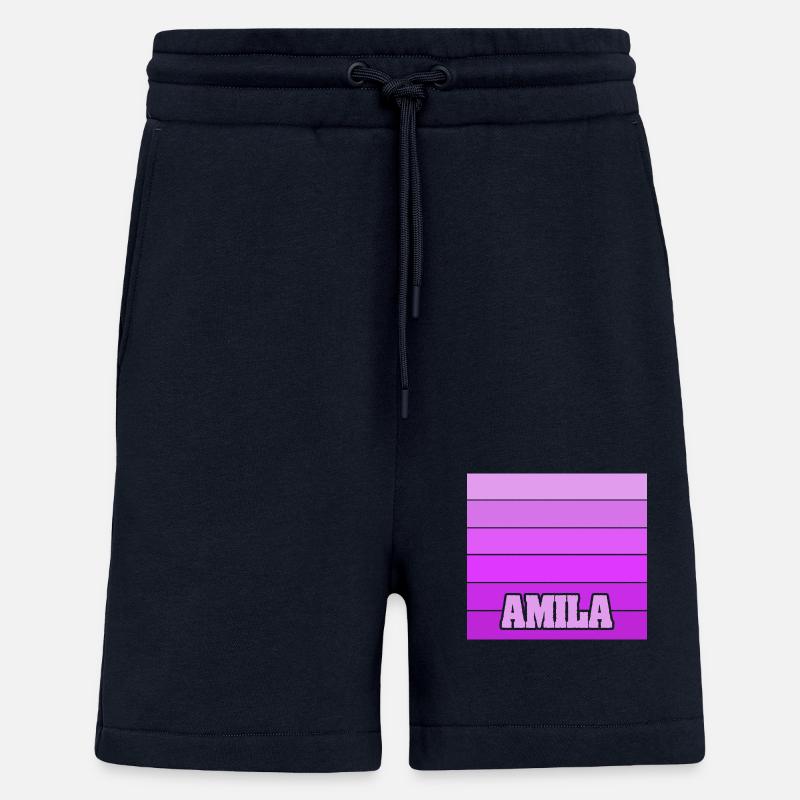Mädchenname Amila - Shorts - made by SPREAD - DARK NAVY