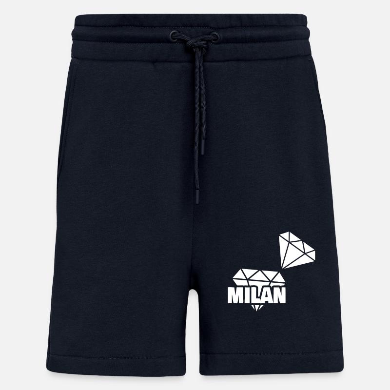 Milan comme précieuse - Short bio décontracté fabriqué en UE - DARK NAVY