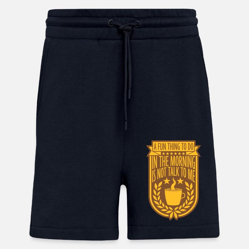 ne me parle pas - Short bio décontracté fabriqué en UE - DARK NAVY