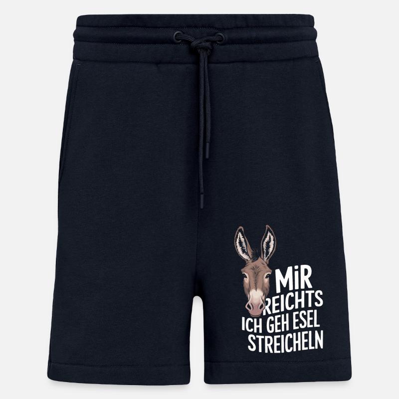 Esel Eselchen Maultier Muli - Shorts - made by SPREAD - DARK NAVY