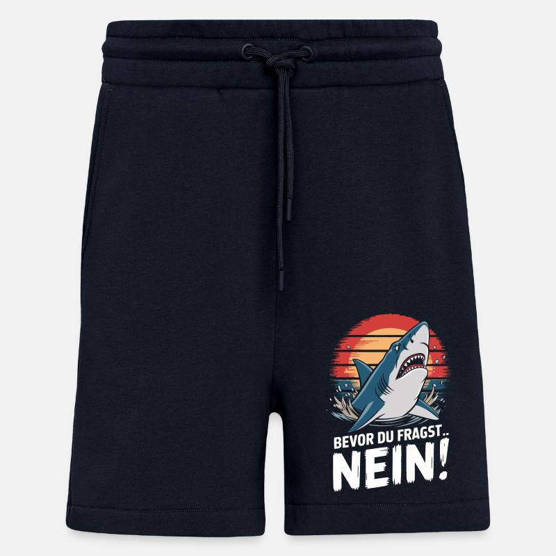 Requin Requin Requins Requin - Short bio décontracté fabriqué en UE - DARK NAVY