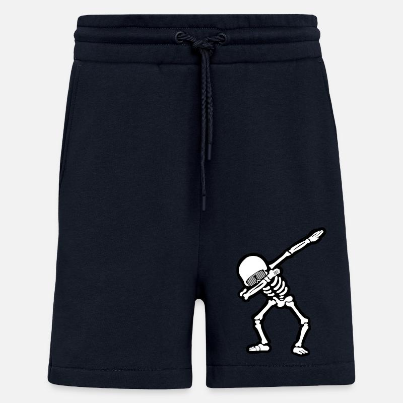 Cool Skull Dabbing - Shorts - made by SPREAD - DARK NAVY