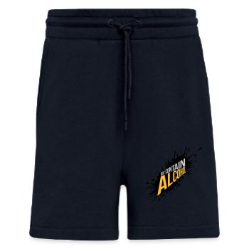 Farbklecks peut contenir de l’alcool - Short bio décontracté fabriqué en UE - DARK NAVY - Devant