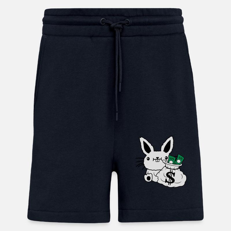 Rich Money Bag Easter Banknotes - Shorts - made by SPREAD - DARK NAVY