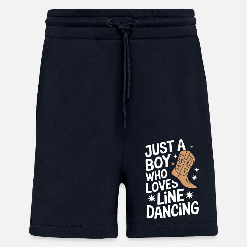 Danse en ligne Danseurs - Short bio décontracté fabriqué en UE - DARK NAVY