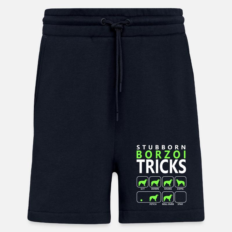 Hartnäckige Borzoi-Tricks - Shorts - made by SPREAD - DARK NAVY