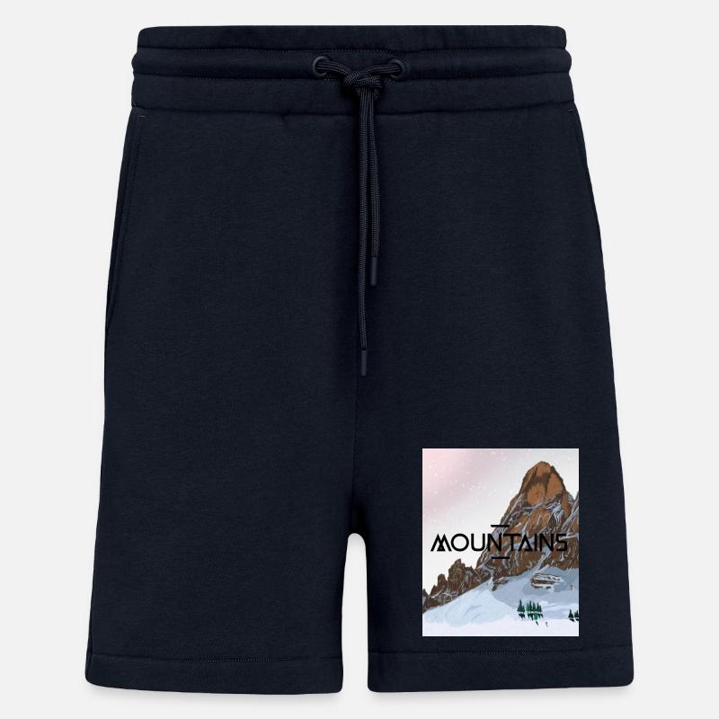 Verschneiter Berg - Shorts - made by SPREAD - DARK NAVY