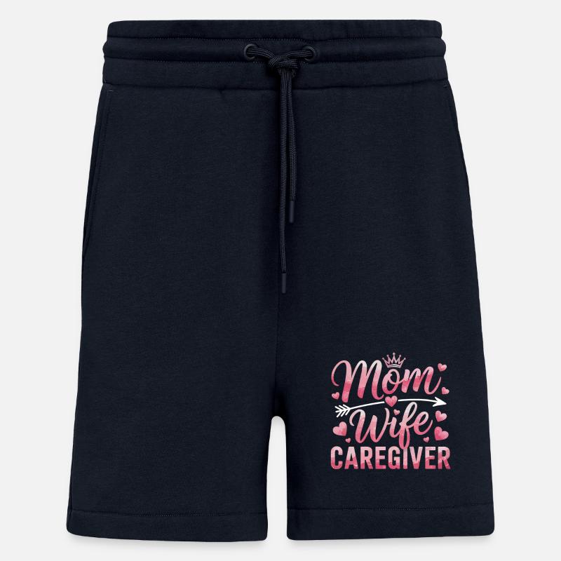 Mutter Tochter Herz Motiv - Shorts - made by SPREAD - DARK NAVY