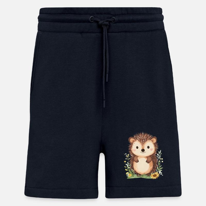 Hérisson - Short bio décontracté fabriqué en UE - DARK NAVY