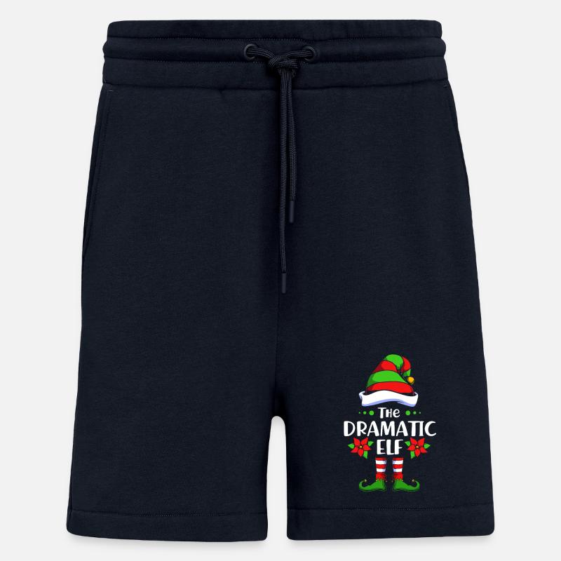 Elfe Elf Weihnachtsgeschenk Dramaqueen Drama - Shorts - made by SPREAD - DARK NAVY