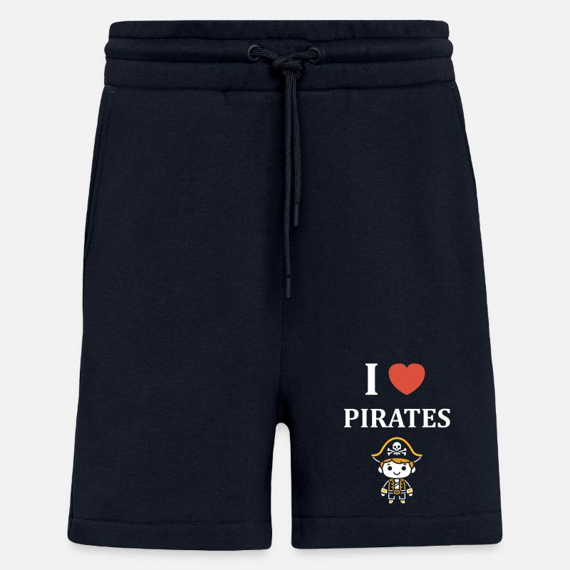 J adore Pirates - Short bio décontracté fabriqué en UE - DARK NAVY