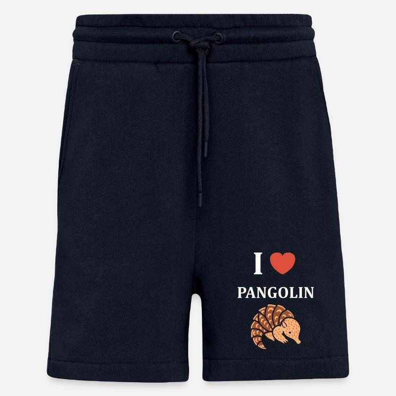 Ich liebe Pangolin - Shorts - made by SPREAD - DARK NAVY