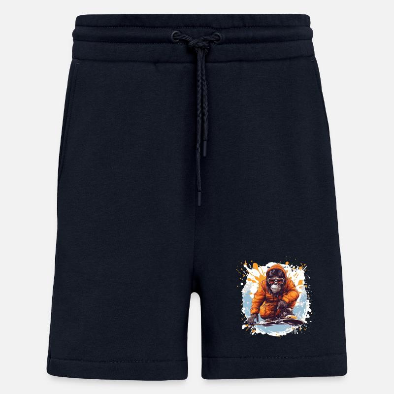 Monkey Snowboard - Shorts - made by SPREAD - DARK NAVY