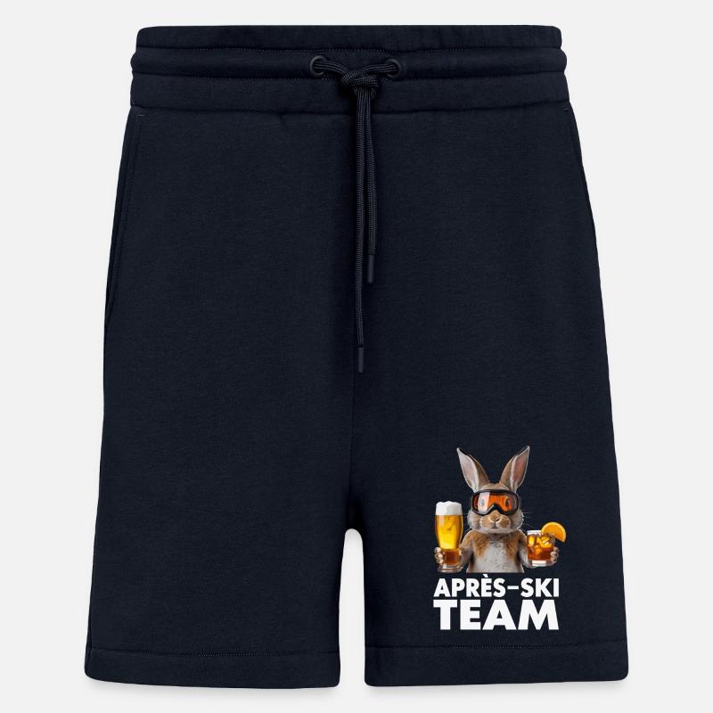 Équipe de lapins après-ski - Short bio décontracté fabriqué en UE - DARK NAVY