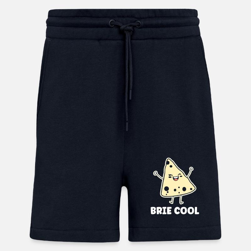 Humor brie cheese - Shorts - made by SPREAD - DARK NAVY