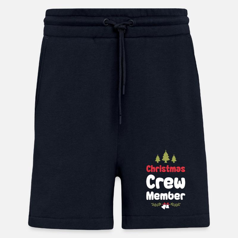 Noël de l’équipage de Weihnachten - Short bio décontracté fabriqué en UE - DARK NAVY