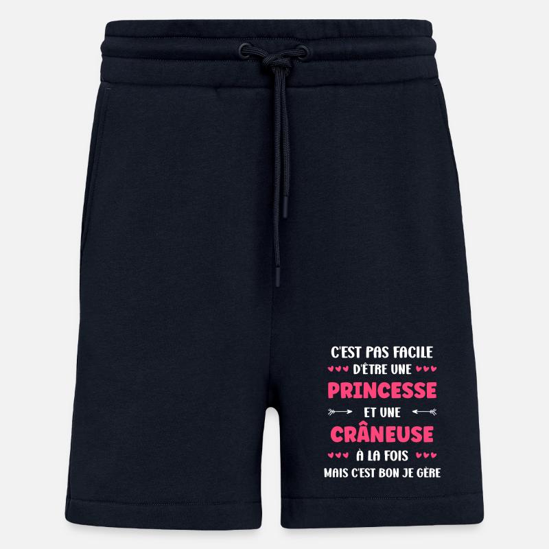 craneuse - Short bio décontracté fabriqué en UE - DARK NAVY