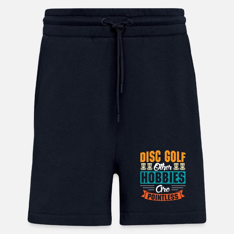 Cadeaux de disc golf Disc Golf - Short bio décontracté fabriqué en UE - DARK NAVY