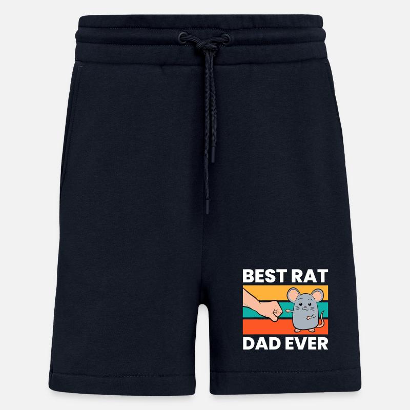 Best Rat Dad Ever - Shorts - made by SPREAD - DARK NAVY
