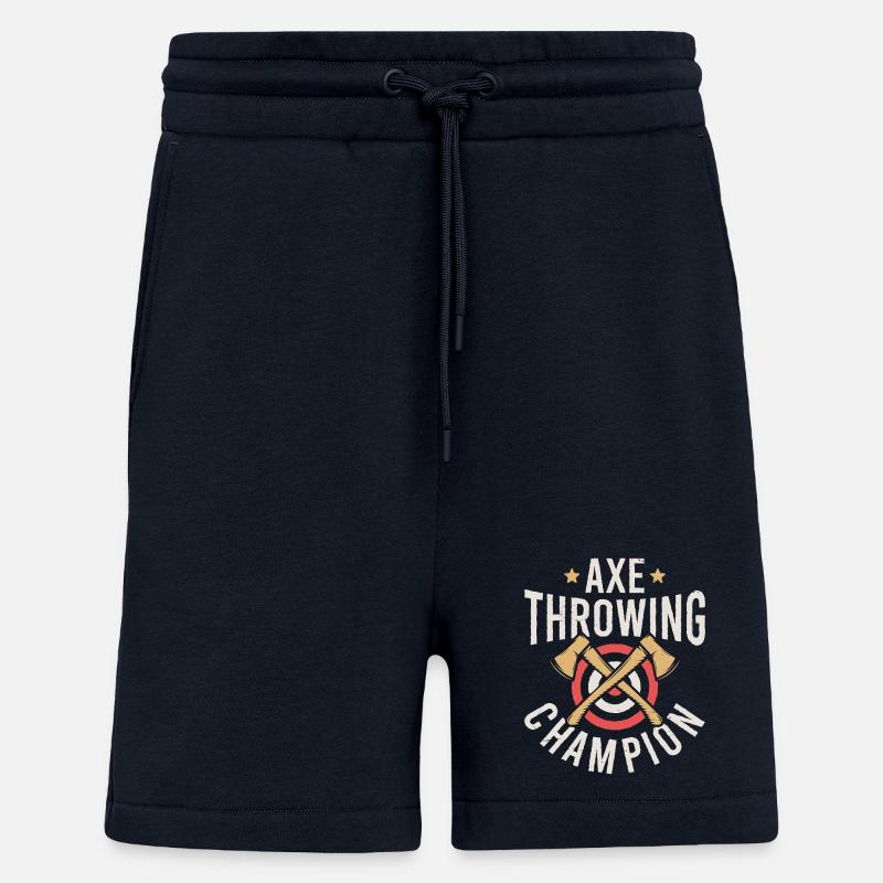 Champion de Lancer de Hache - Short bio décontracté fabriqué en UE - DARK NAVY