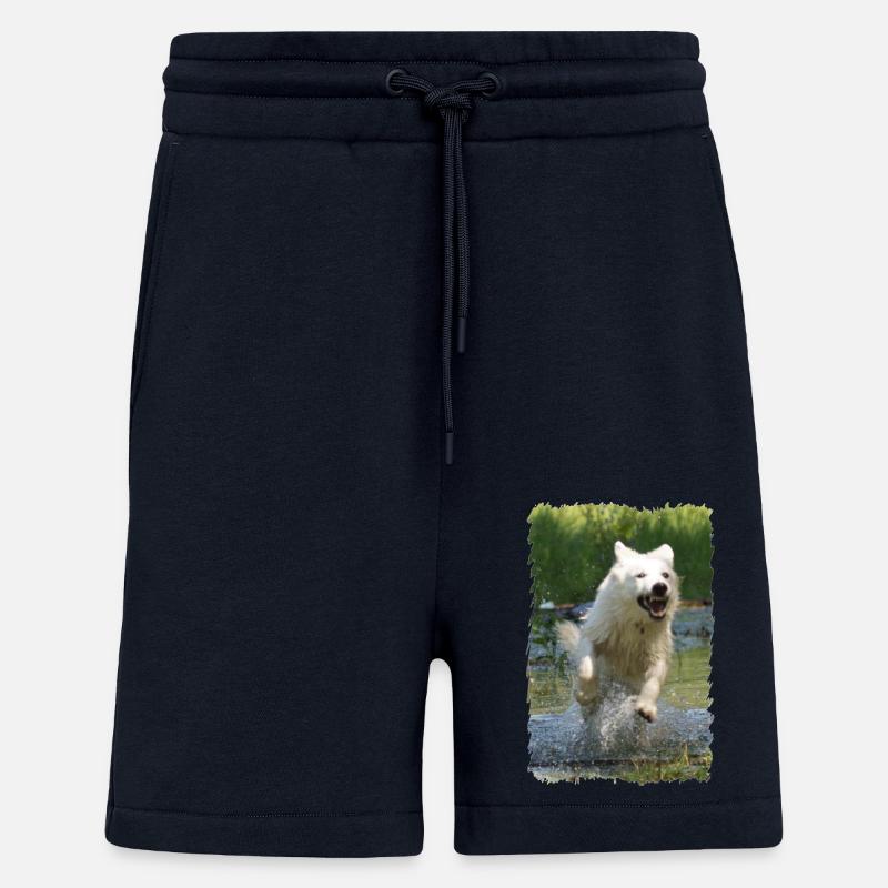 weißer Schäferhund - Shorts - made by SPREAD - DARK NAVY
