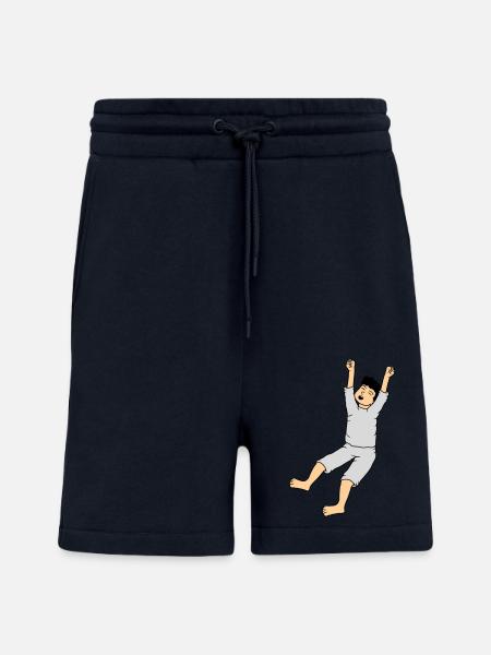 Man in pajamas - Shorts - made by SPREAD - DARK NAVY