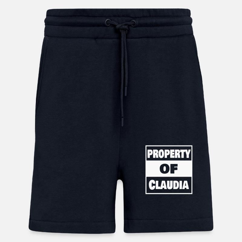Claudia comme prénom - Short bio décontracté fabriqué en UE - DARK NAVY