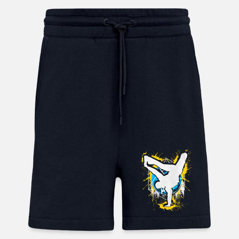 Breakdance Handstand Bboy - B-Boying Breakdancer - Shorts - made by SPREAD - DARK NAVY