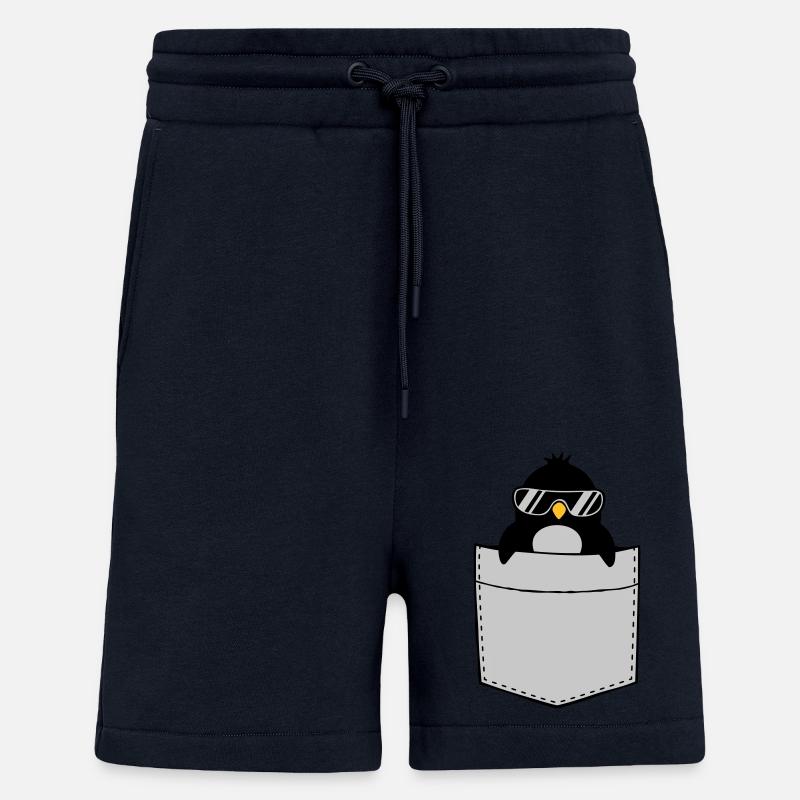 Pinguin Hemd Brusttasche - Shorts - made by SPREAD - DARK NAVY
