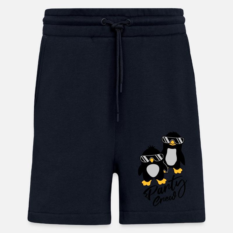 Amis de l’équipage de pingouin - Short bio décontracté fabriqué en UE - DARK NAVY
