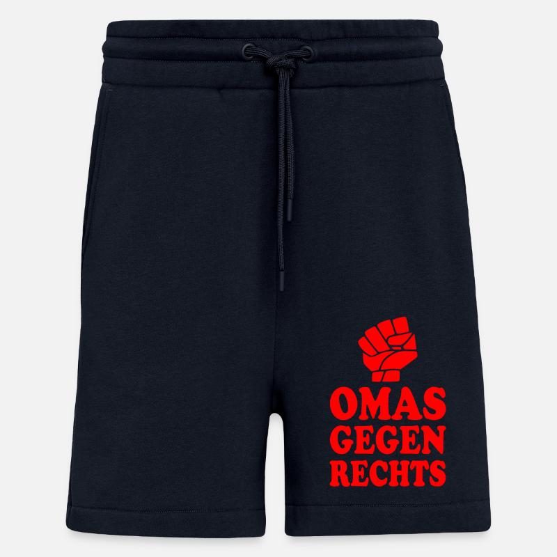 Omas gegen rechts - Shorts - made by SPREAD - DARK NAVY