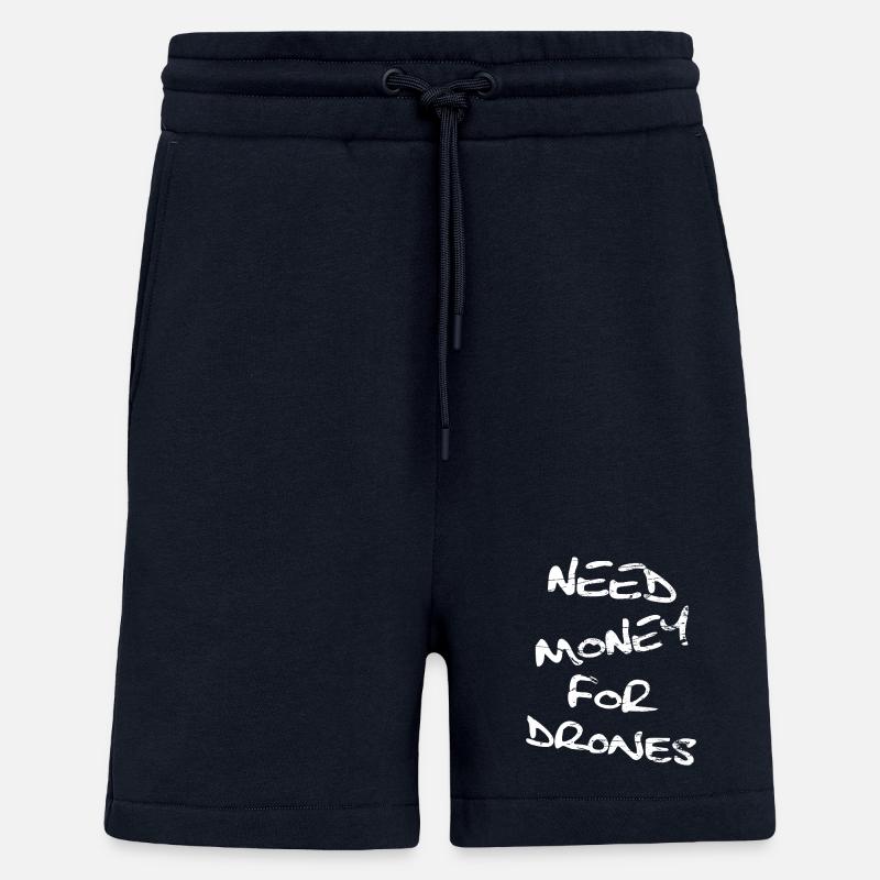 Need Money For Drones - Shorts - made by SPREAD - DARK NAVY
