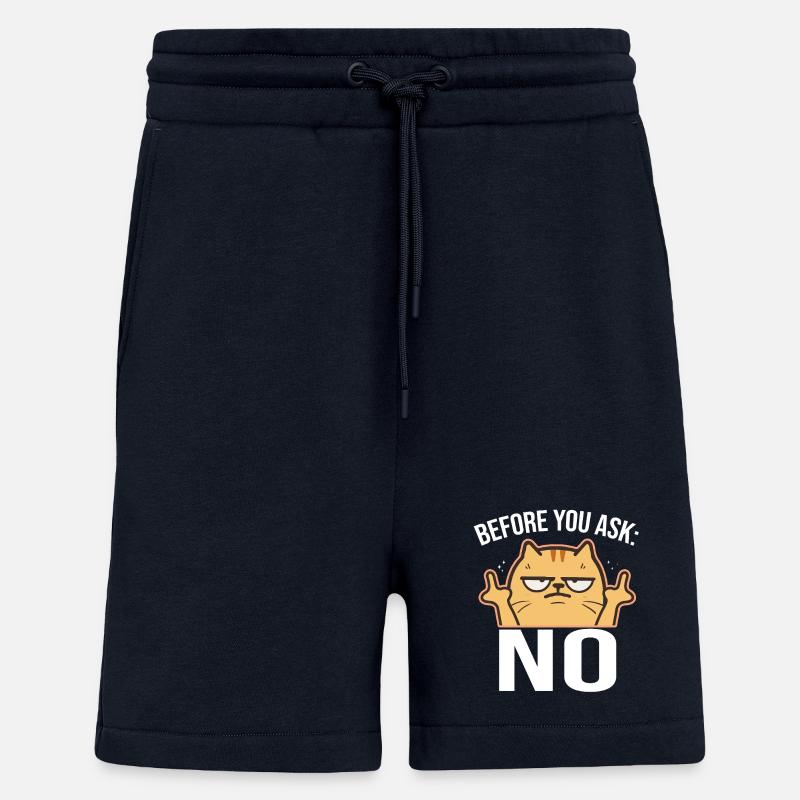 Before You Ask: No Mittelfinger - Shorts - made by SPREAD - DARK NAVY