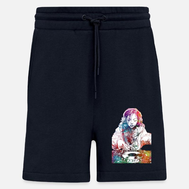 DJ Mädchen Musikkonsole - Shorts - made by SPREAD - DARK NAVY