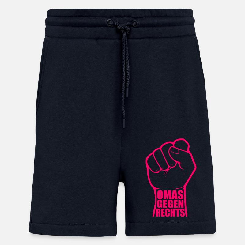 Omas gegen rechts - Shorts - made by SPREAD - DARK NAVY