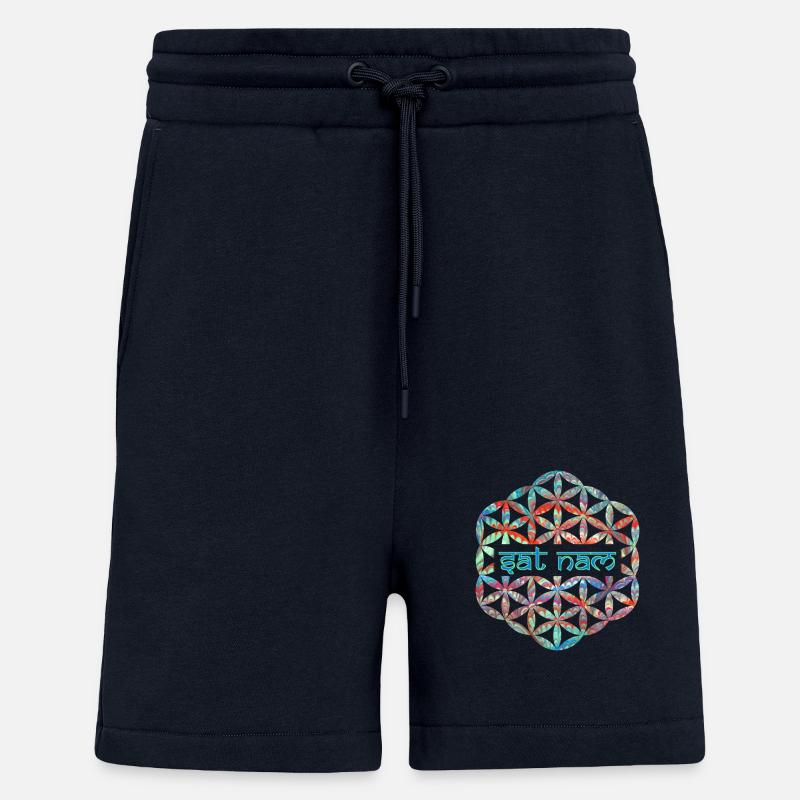 mantra dat nam e 72 - Shorts - made by SPREAD - DARK NAVY