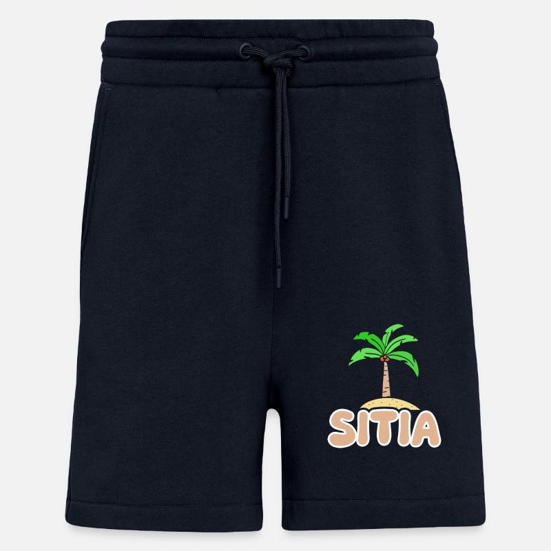 Sitia Sitia - Short bio décontracté fabriqué en UE - DARK NAVY