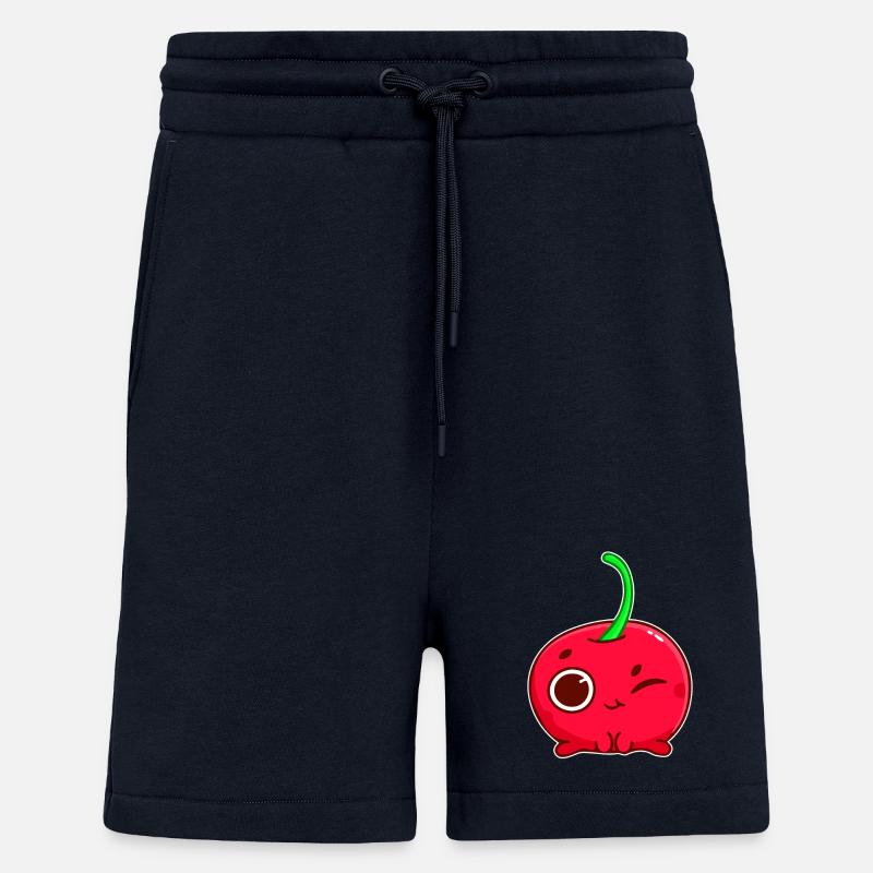 Sweet cherry winks - design - Shorts - made by SPREAD - DARK NAVY