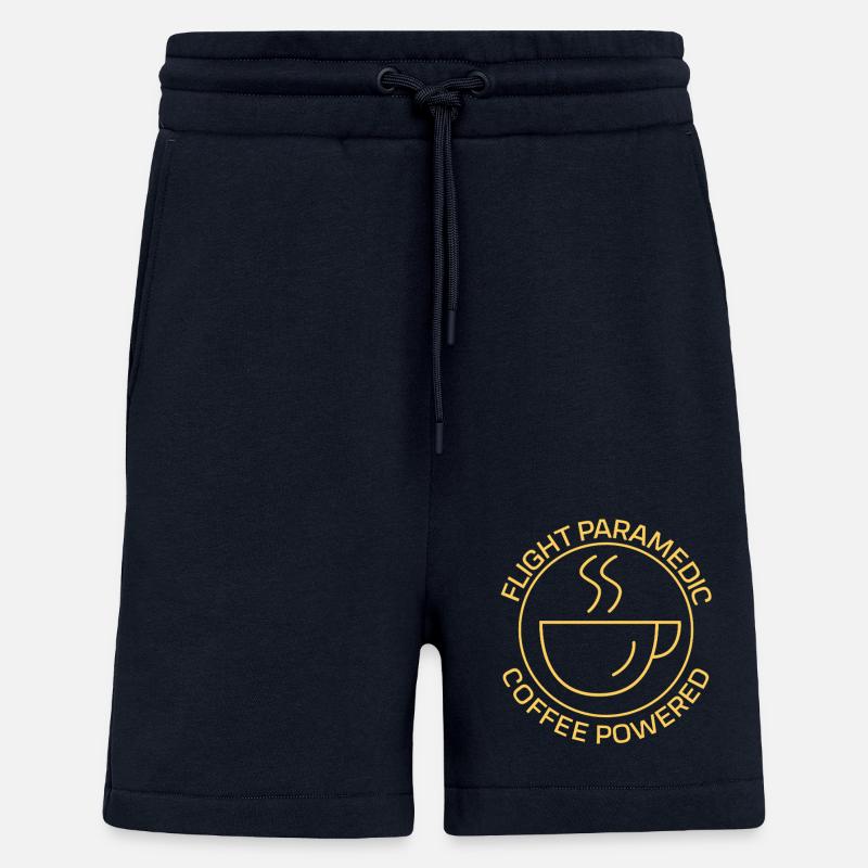 Flight Paramedic Coffee powered Luftrettung - Shorts - made by SPREAD - DARK NAVY