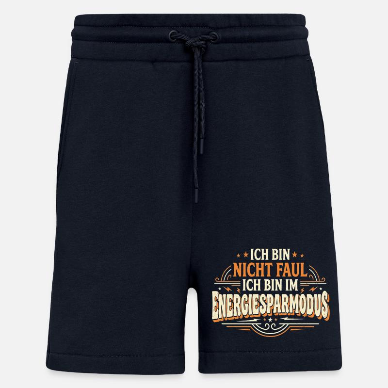 Ich bin im Energiesparmodus - Shorts - made by SPREAD - DARK NAVY