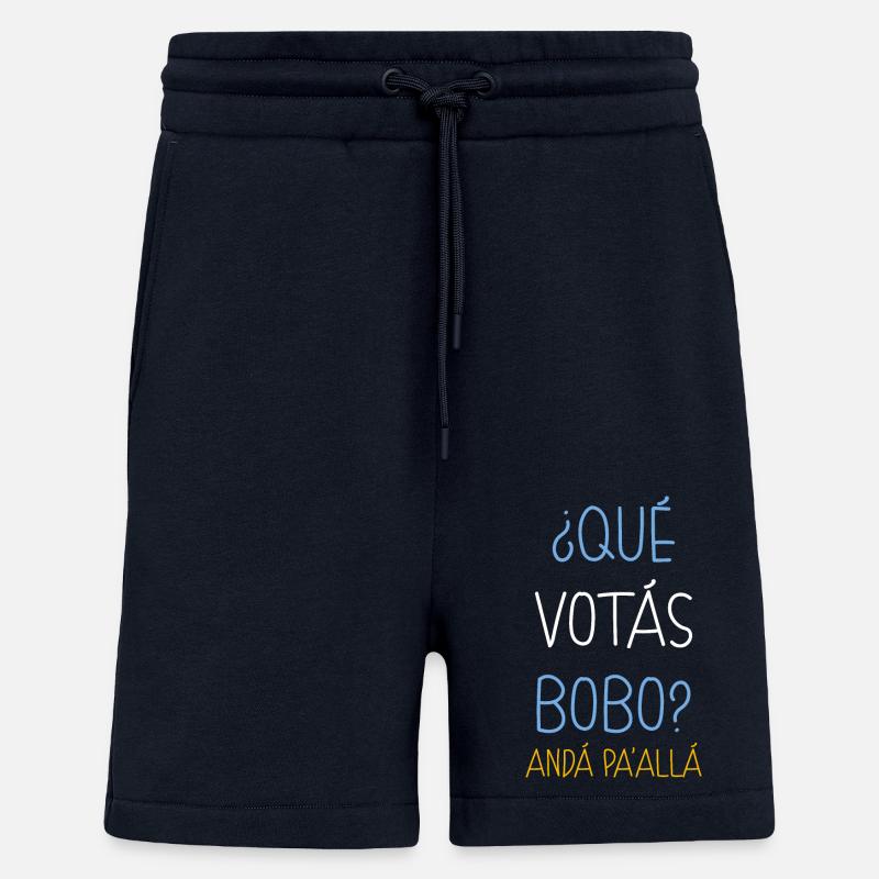 Que vous votez bêtement - Short bio décontracté fabriqué en UE - DARK NAVY