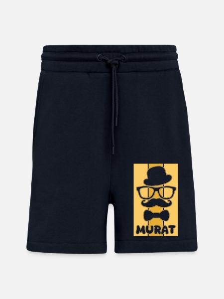 First name Murat - Shorts - made by SPREAD - DARK NAVY