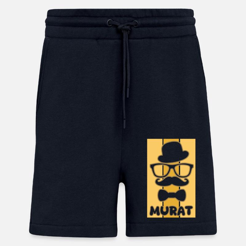Prénom Murat - Short bio décontracté fabriqué en UE - DARK NAVY