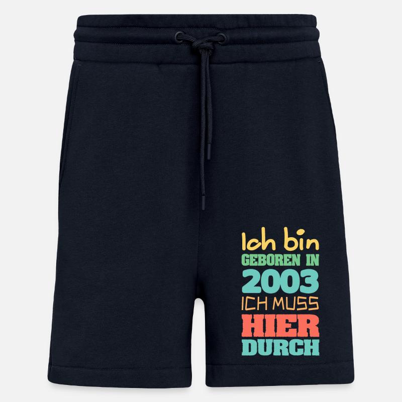 I'm 2003 - Shorts - made by SPREAD - DARK NAVY