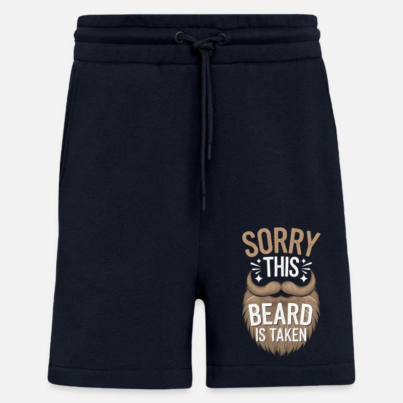 Bart Schnurrbart Bärtige Männer - Shorts - made by SPREAD - DARK NAVY