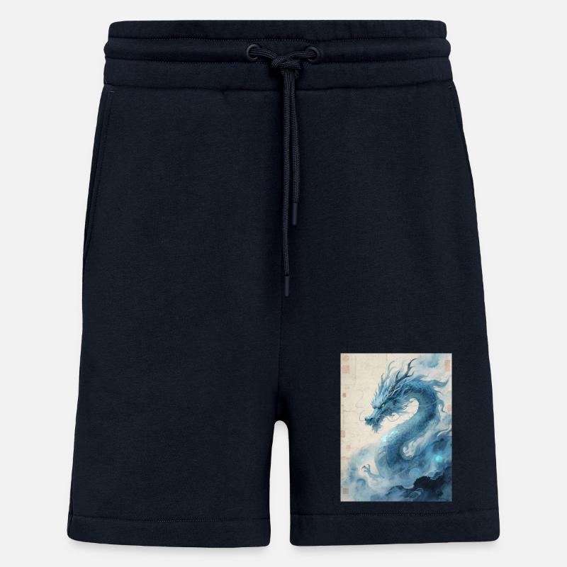 The First Wind: Blue Dragon – Revival - Shorts - made by SPREAD - DARK NAVY
