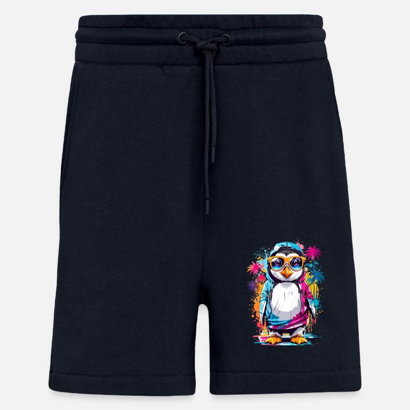 Pingouin cool - Short bio décontracté fabriqué en UE - DARK NAVY